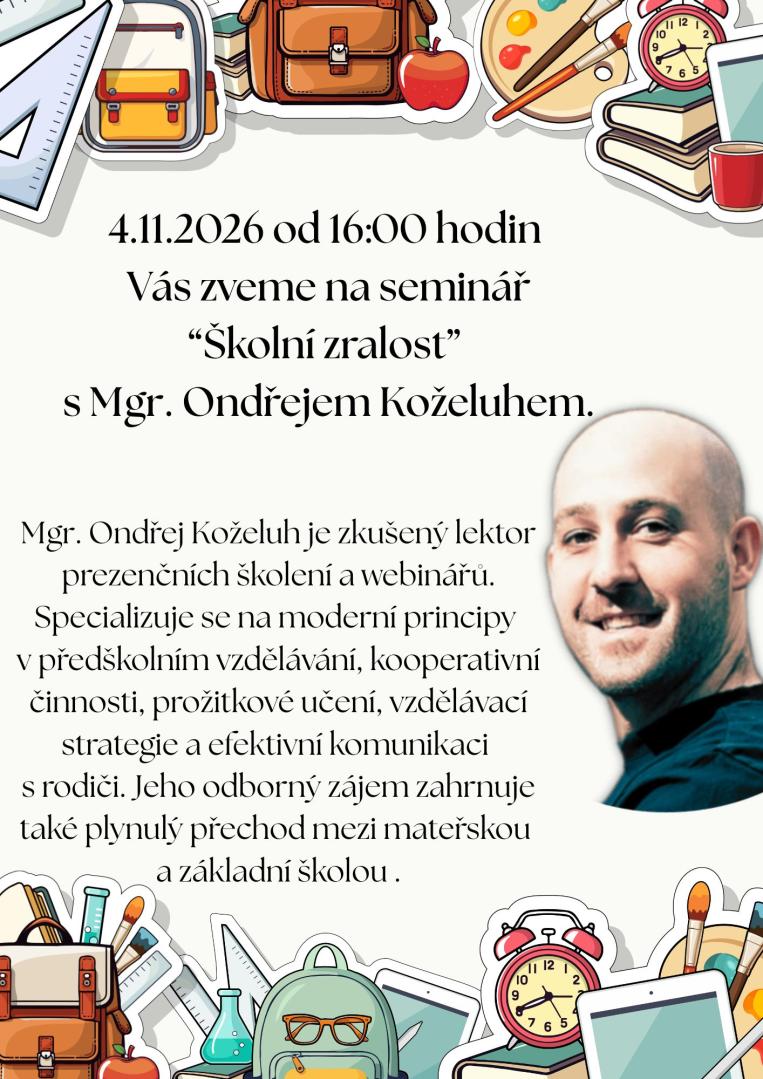 Seminář s&nbsp;Mgr. Ondřejem Koželuhem